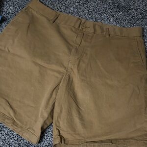 Old Navy Men's Brown Flat Front Shorts